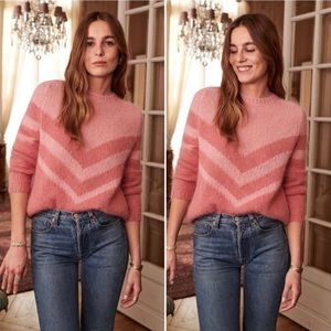SÉZANE Joy Colorblock Mohair/Wool Jumper